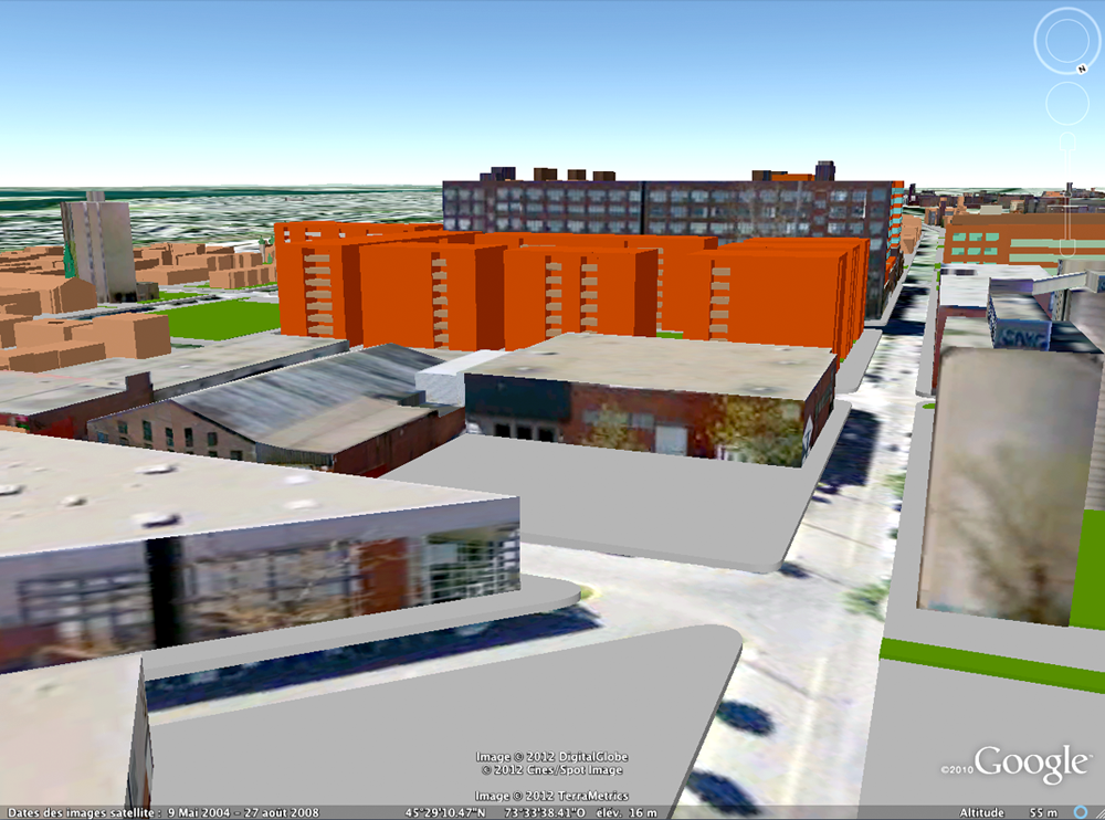 - Maquette de ville - City model - interactive model - Virtual model - Virtual city model